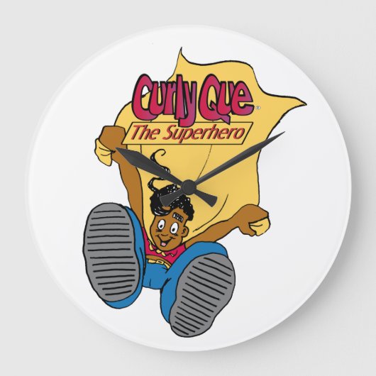 Horloge Superhero Curly Que (Recto)