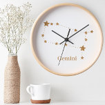 Horloge SYMBOLE Zodiaque moderne Gemini Gold| Elément Air<br><div class="desc">SYMBOLE Zodiaque moderne Gemini Gold| Elément Air</div>