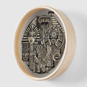 Horloge Symboles historiques anciens Style de tatouage (Angle)