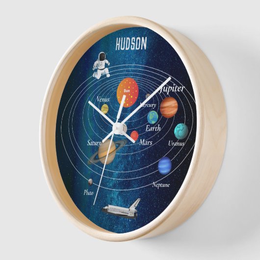 Horloge Système solaire de l'espace extra-spatial Astronau (Angle)