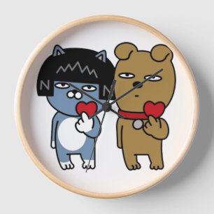 Horloge T-shirt Couple - Frodo & Neo