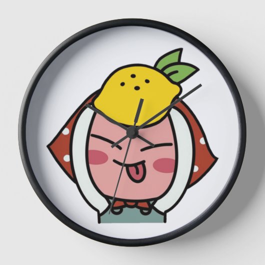 Horloge Tablier Citron Apeach (Recto)