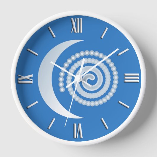 Horloge Tandis que Crescent Moon Spiral (Recto)