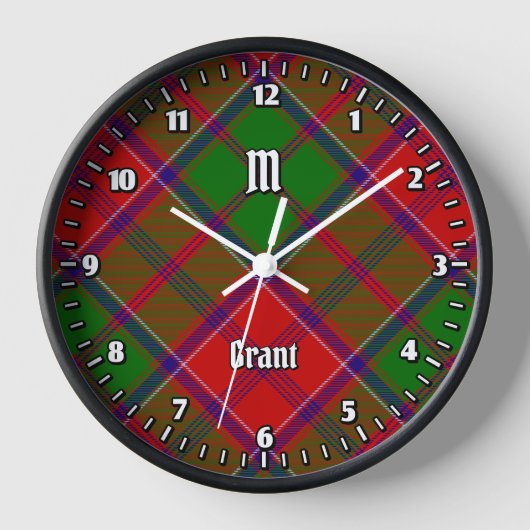 Horloge Tartan Clan Grant (Recto)