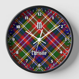 Horloge Tartan du clan Christie