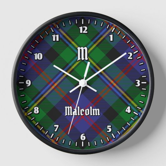 Horloge Tartan du clan Malcolm (Recto)