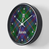 Horloge Tartan du clan Malcolm (Angle)