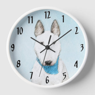 Horloge Taureau Terrier - Cute Original Chien Art