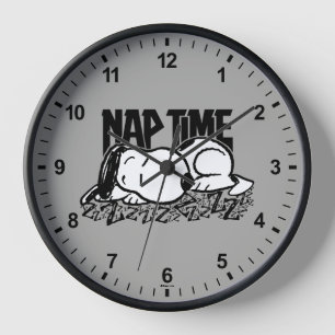 Horloge Tee - shirt Snoopy Nap Time