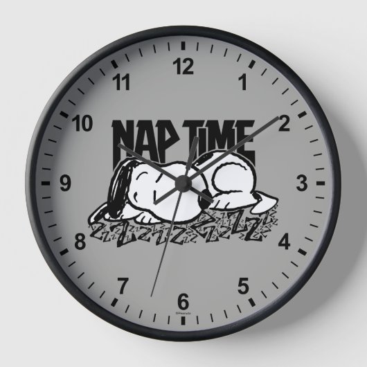 Horloge Tee - shirt | Snoopy Nap Time (Recto)