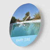 Horloge Teintes Bleues (Angle)