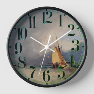 Horloge Tempête s'approchant 1830