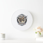 Horloge Temps Chat Chat Graphique Tee Art - Horlog (Maison)