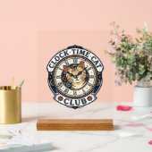 Horloge Temps Chat Chat Graphique Tee Art - Horlog (Mariage)