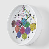 Horloge Temps de crochet, beaucoup de boules de fils, vos  (Angle)