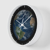 Horloge Terre Avec Nuages Et Glace De Mer (Angle)