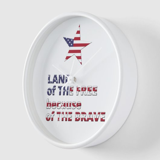 Horloge Terre des Libres à cause des Courageux (Angle)