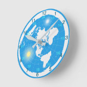 Horloge Terre plate (Angle)