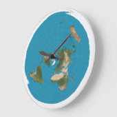 Horloge Terre plate (Angle)