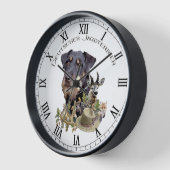 Horloge Térrier de chasse (Angle)
