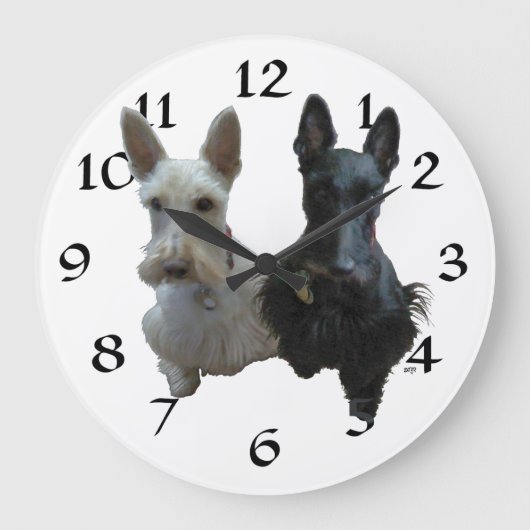 Horloge Terrier Écossais (Recto)