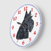 Horloge Terrier Écossais (Angle)