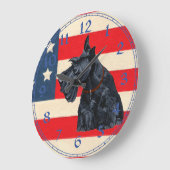Horloge Terrier Écossais (Angle)