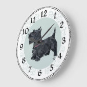 Horloge Terrier Écossais (Angle)