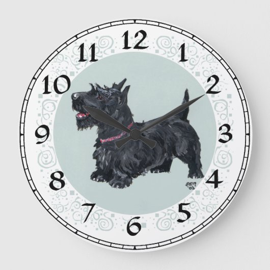 Horloge Terrier Écossais (Recto)