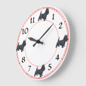 Horloge Terrier Écossais (Angle)