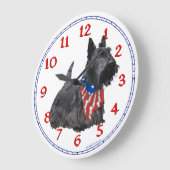 Horloge Terrier Écossais (Angle)