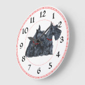 Horloge Terrier Écossais (Angle)