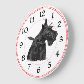 Horloge Terrier Écossais (Angle)