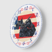 Horloge Terrier Écossais (Angle)