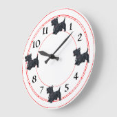 Horloge Terrier Écossais (Angle)