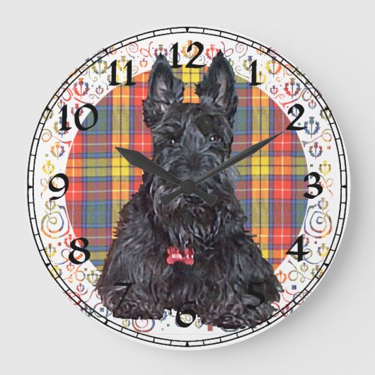 Horloge Terrier Écossais (Recto)