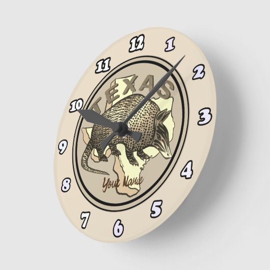 Horloge Texas Armadillo (Angle)