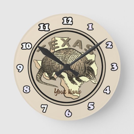 Horloge Texas Armadillo (Recto)
