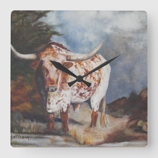 Horloge Texas Longhorn (Recto)