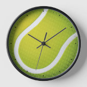 Horloge Texte du type de tennis cool (Recto)