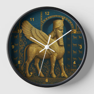 Horloge The Guardian Lamassu Wall Clock