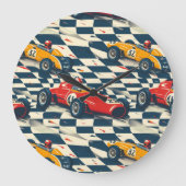 Horloge Thème Voiture de Course (Recto)