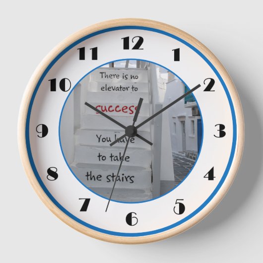 Horloge There is no elevator, take the stairs (Recto)