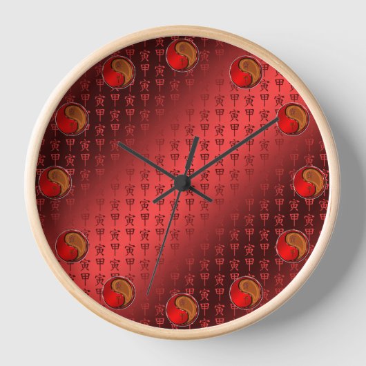 Horloge Tigre de Bois (Recto)