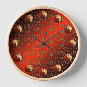 Horloge Tigre de Feu