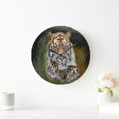 Horloge Tigre et ses petits (Maison)
