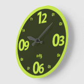 HORLOGE TILDE LINEA COULEUR CIRCULAIRE (Angle)