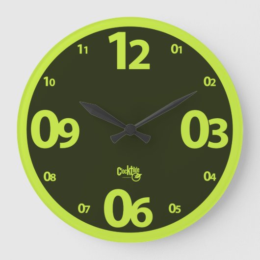 HORLOGE TILDE LINEA COULEUR CIRCULAIRE (Recto)