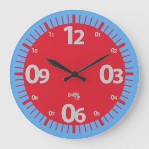 HORLOGE TILDE LINEA COULEUR CIRCULAIRE