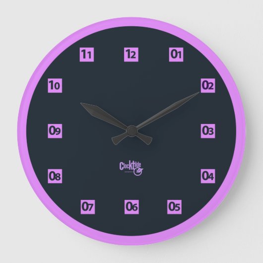 HORLOGE TILDE LINEA COULEUR CIRCULAIRE (Recto)